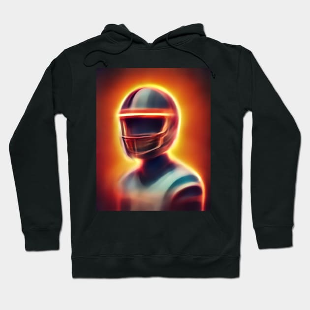 Football Neon Hoodie by ComicsFactory